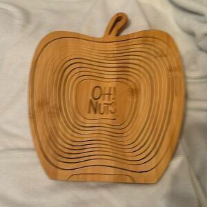 Wooden nut container